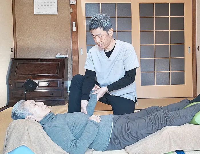 マッサージの様子